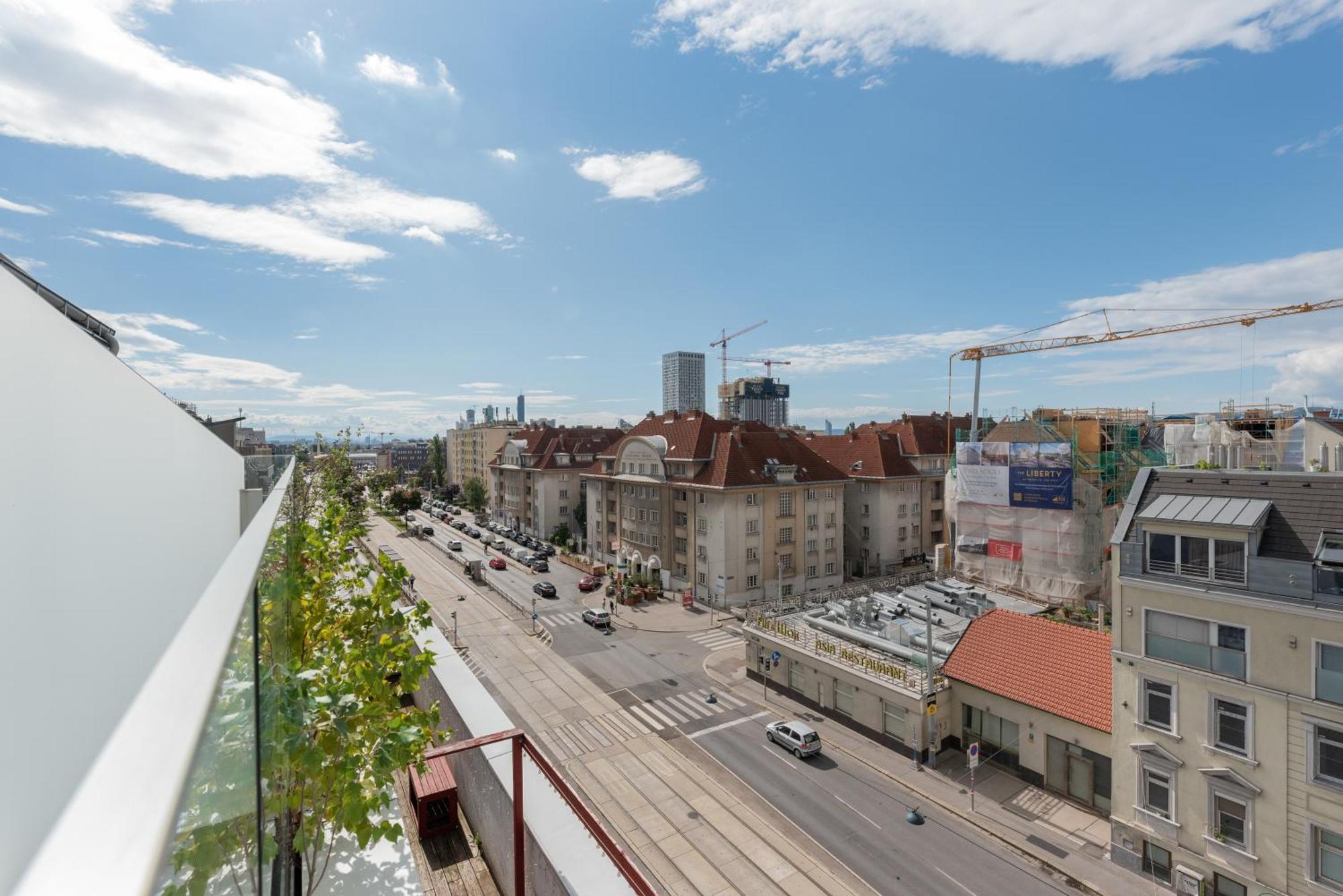 Apartment Mit Traumhafter Dachterrasse & Weitblick Viena Exterior foto
