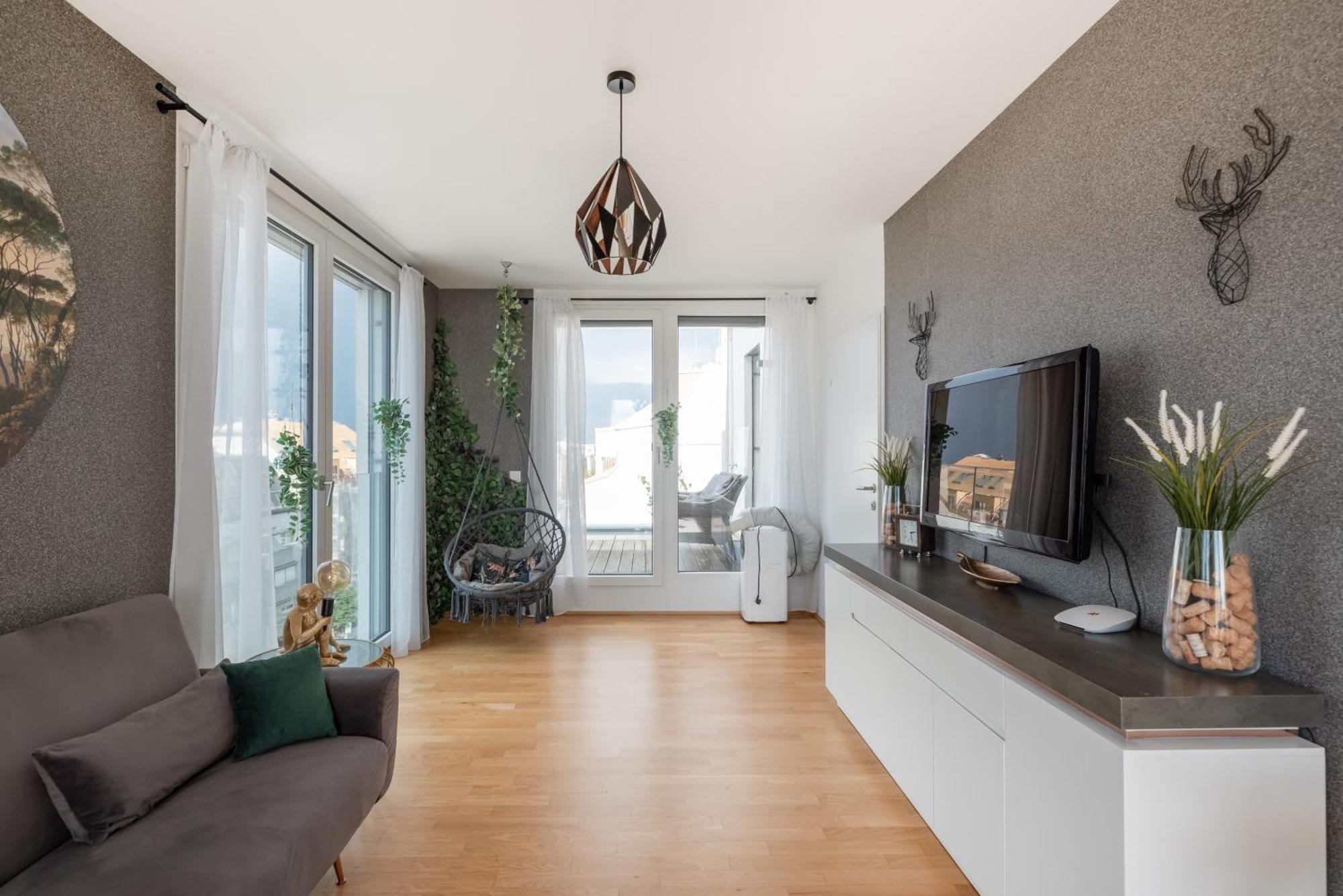 Apartment Mit Traumhafter Dachterrasse & Weitblick Viena Exterior foto