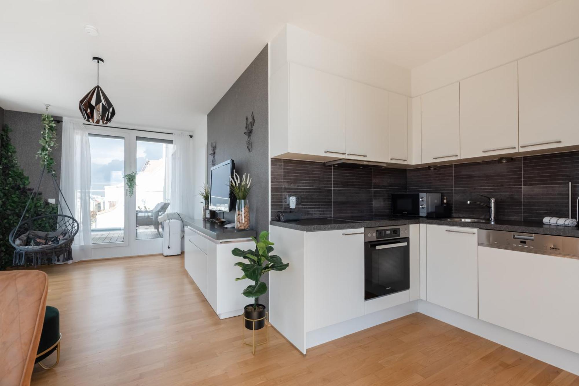 Apartment Mit Traumhafter Dachterrasse & Weitblick Viena Exterior foto